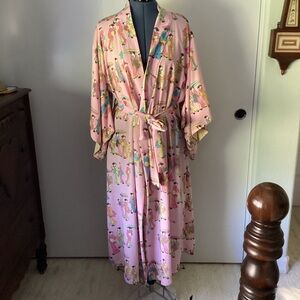Vintage Natori Kimono Style Robe Size L